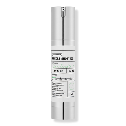 VT Cosmetics Reedle Shot 100 – 50ml skin booster serum bottle on white background